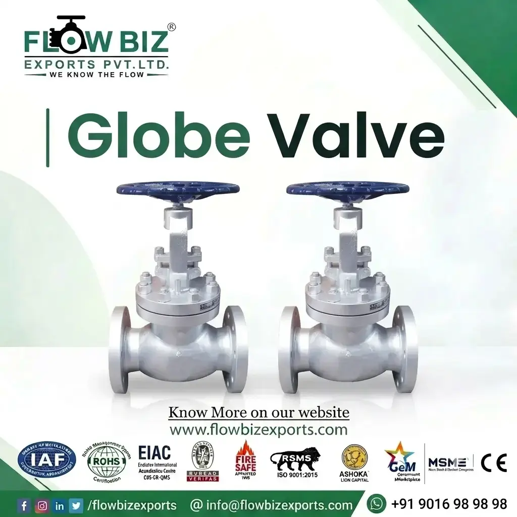 globe valve manufacturer ahmedabad - Flowbiz