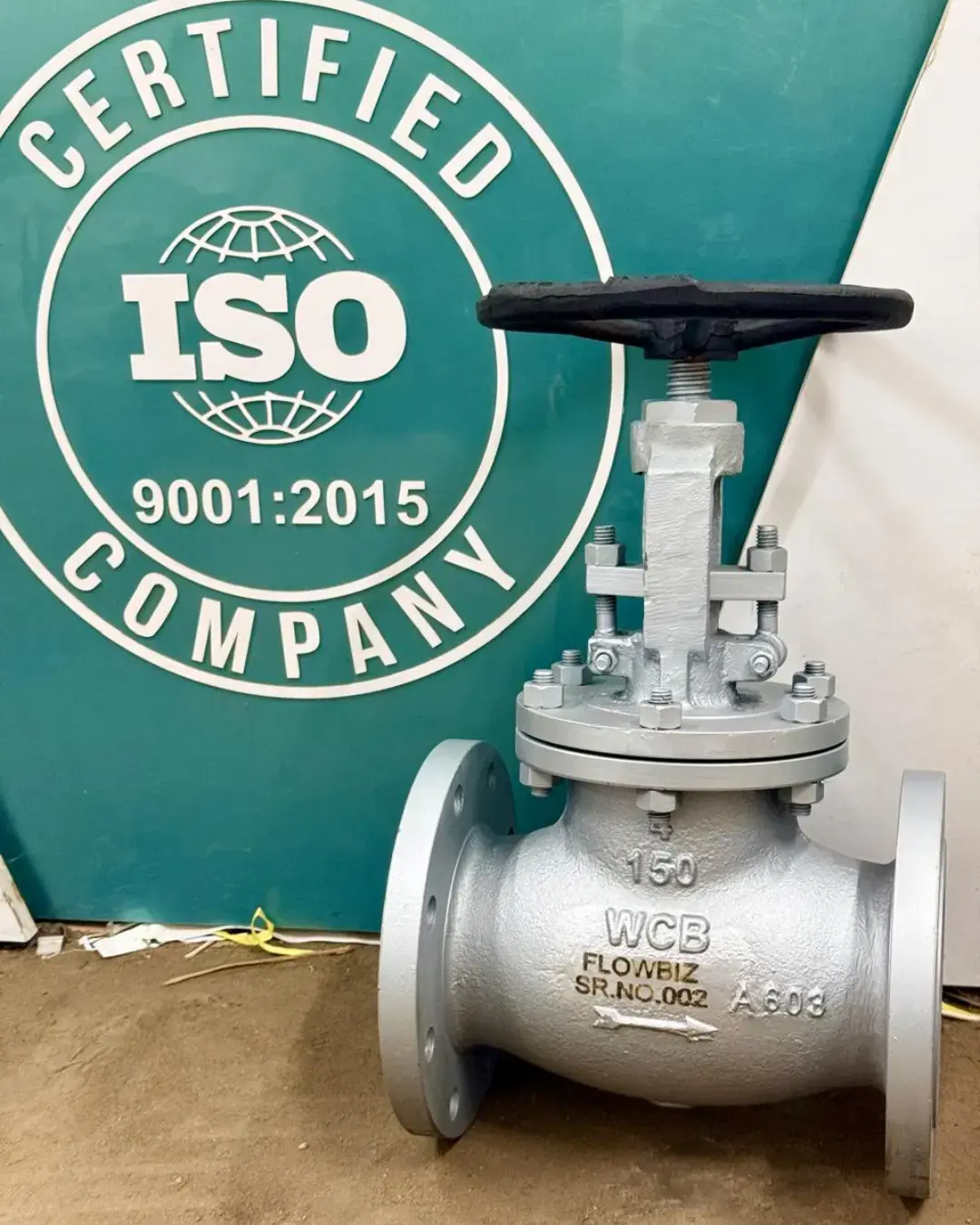 WCB Globe Valve Class 150 Flanged End