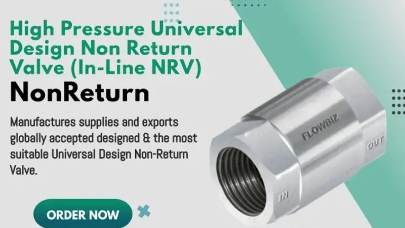 In Line Non Return Valve