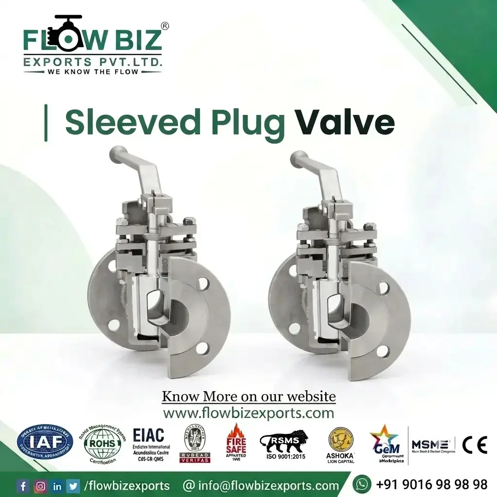 sleeved plug valve manufacturer mumbai