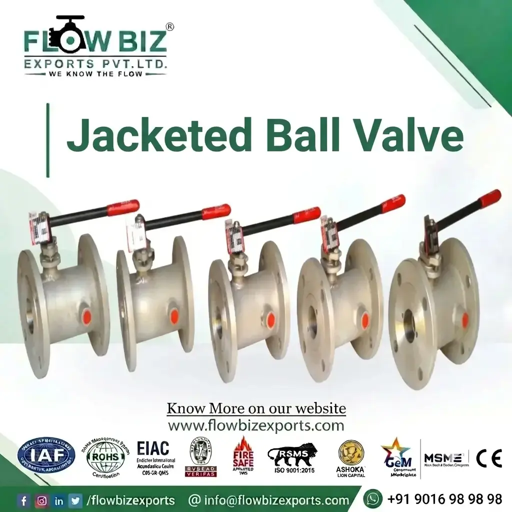 best jacketed ball valve manufacturer mumbai  - Flowbiz