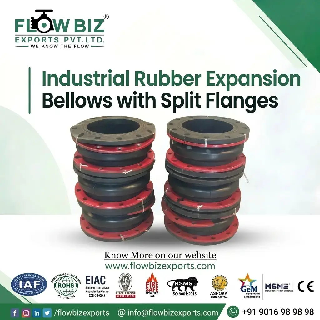 Rubber Expansion Bellows with Split Flanges 
