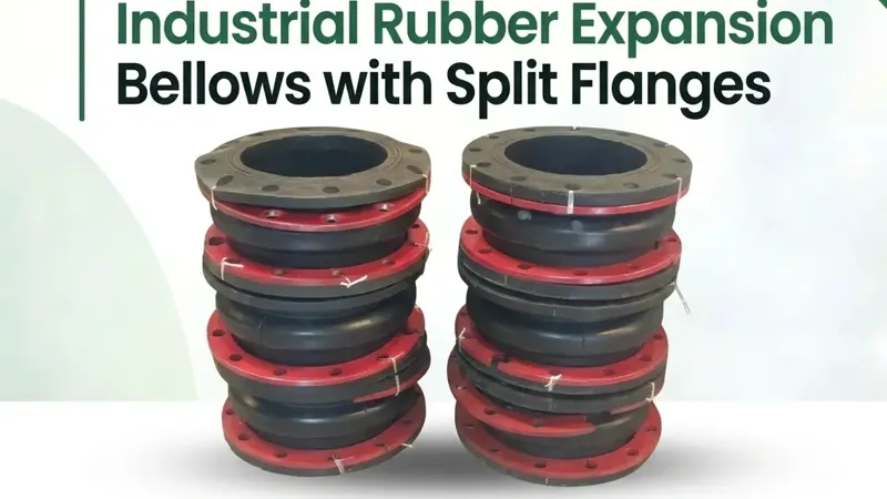 Rubber Expansion Bellows with Split Flanges