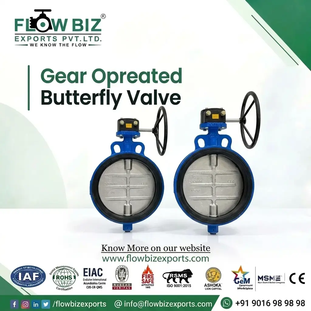 Gear Operated Butterfly Valve 