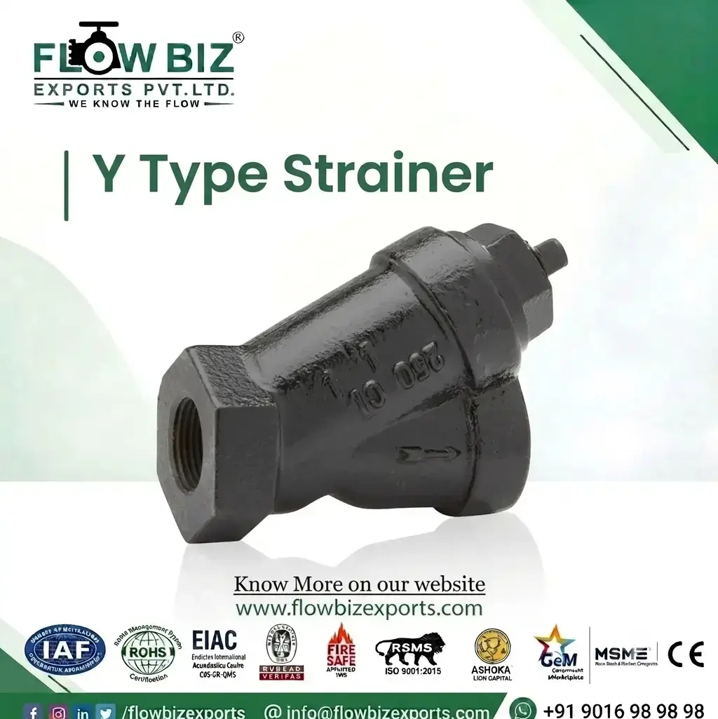 y - type strainer manufacturer nashik - Flowbiz
