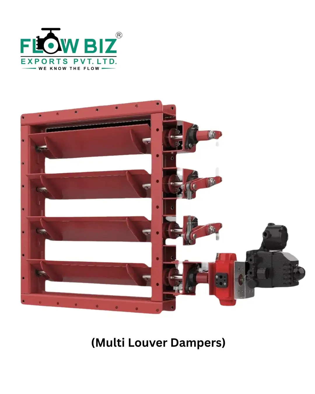 Multi-Louver Damper Valve