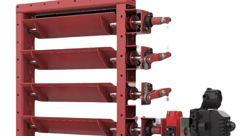 Multi-Louver Damper Valve