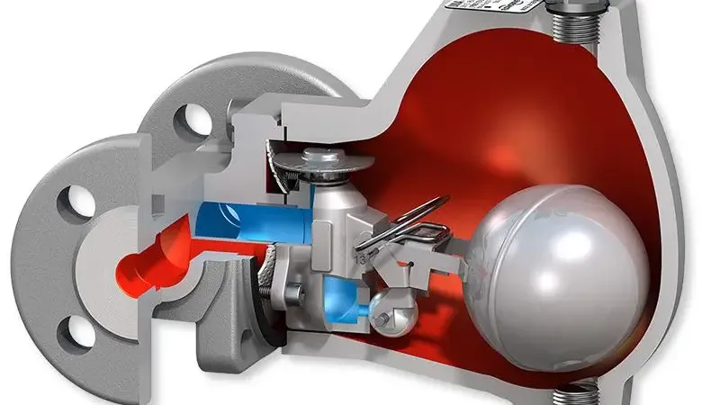 FlowBiz Ball floats steam trap