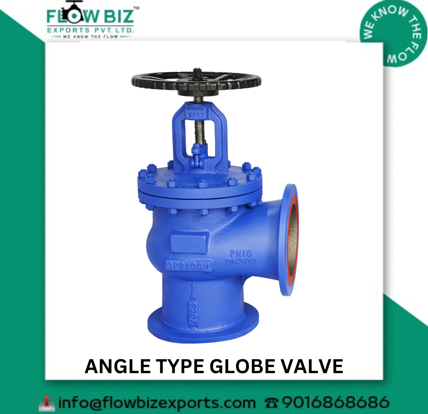 Angle Type Globe Valve Manufacturer in Nashik