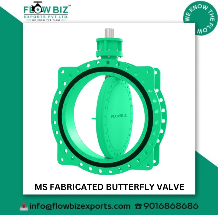 MS Fabricated Butterfly Valve, Butterfly Valve, CI Butterfly Valve