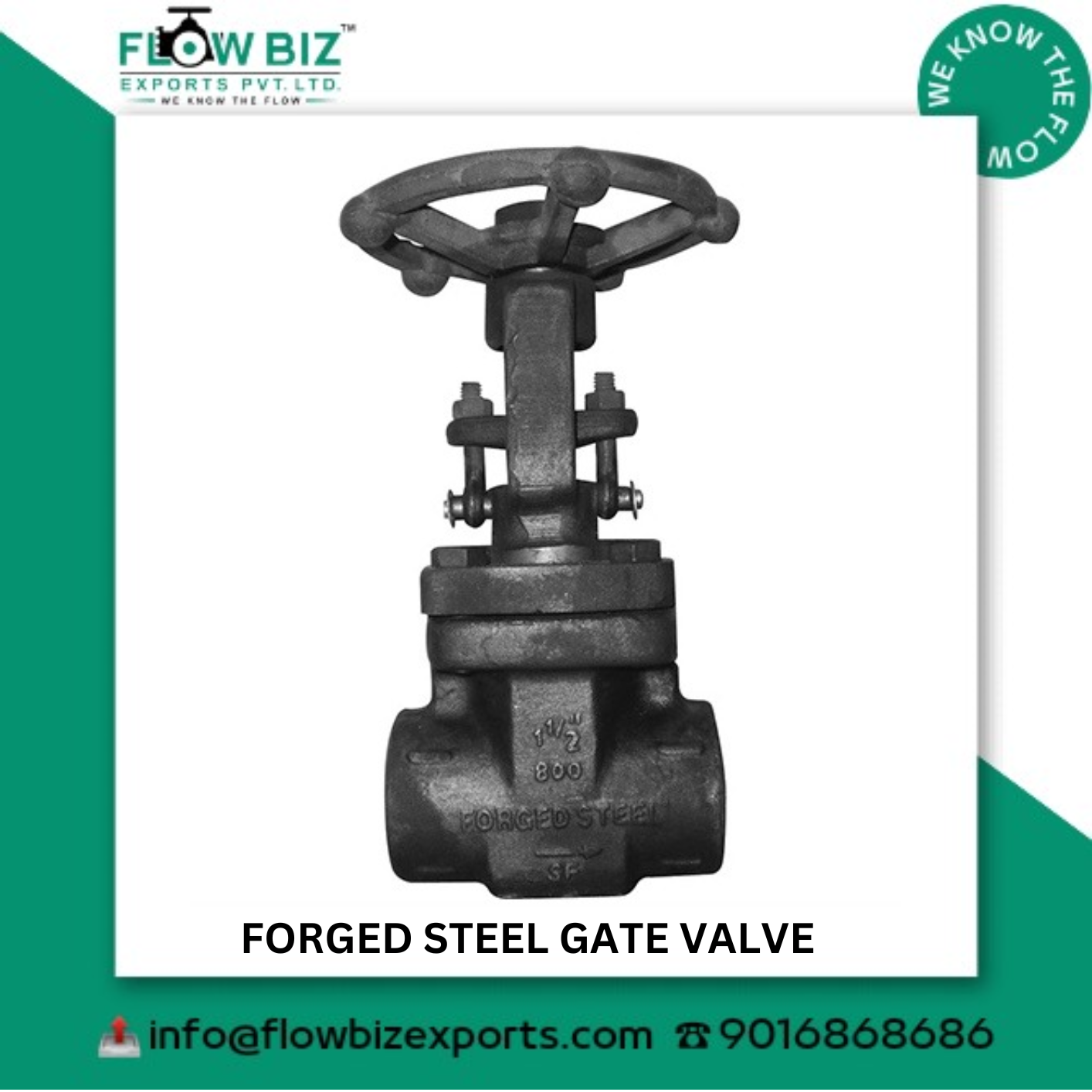 Forged Steel Gate Valve Manufacturer in Nashik