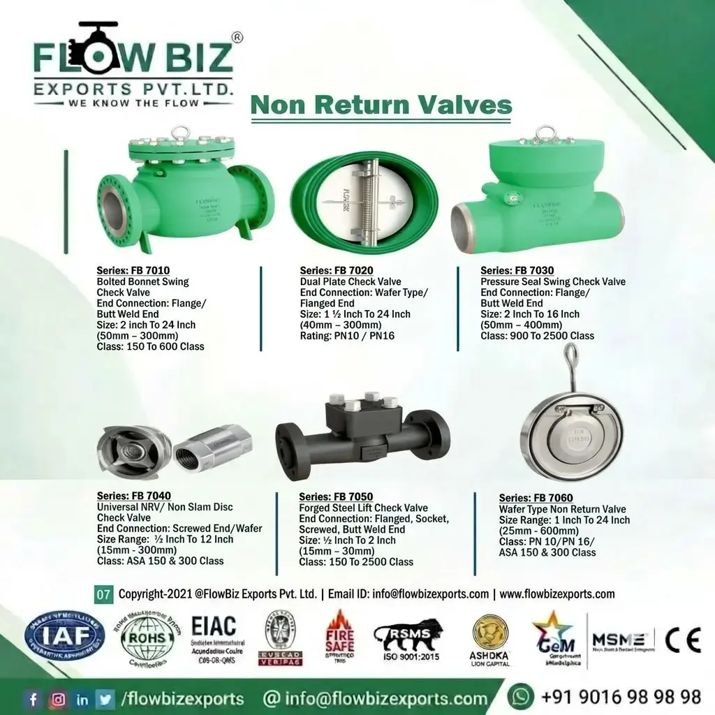 Check Valve Manufacturer in Ahmedabad