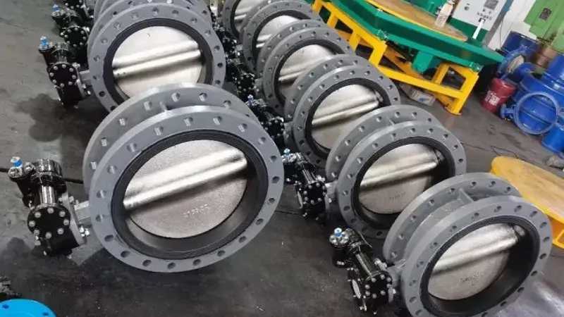 Double Flange Damper Valve