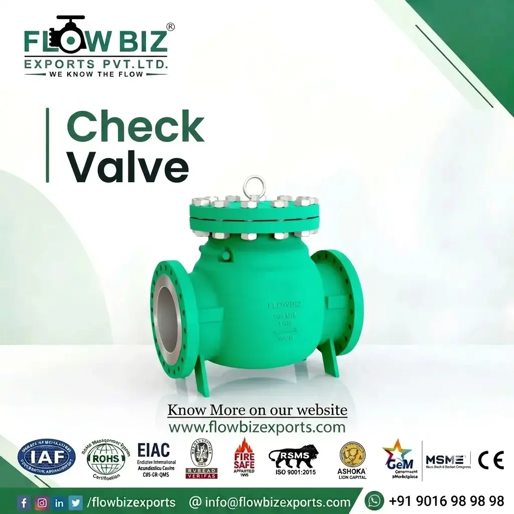 check valve manufacturer nashik - Flowbiz