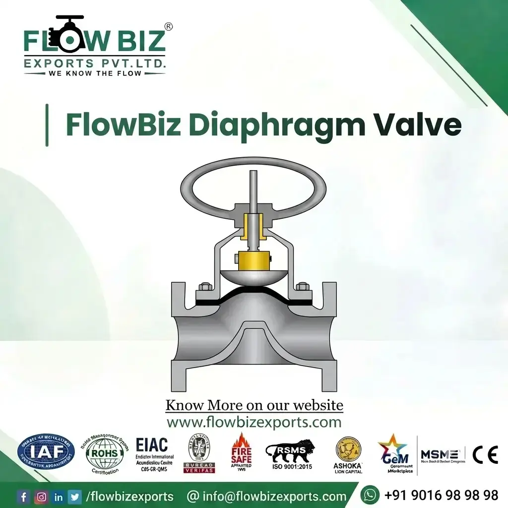 diaphragm valve manufacturer india - Flowbiz