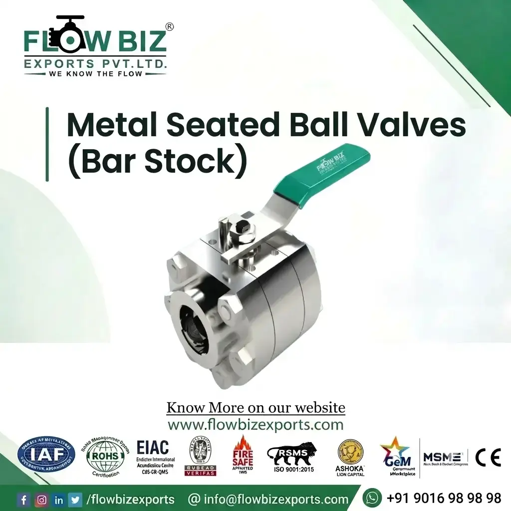 Metal Seated Ball Valves (Bar Stock) 