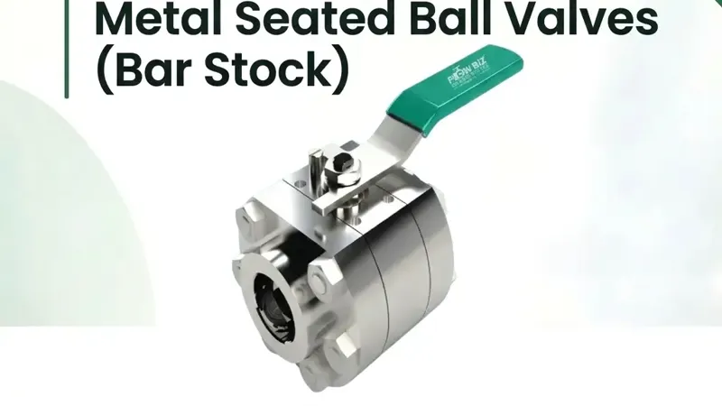 Metal Seated Ball Valves (Bar Stock)