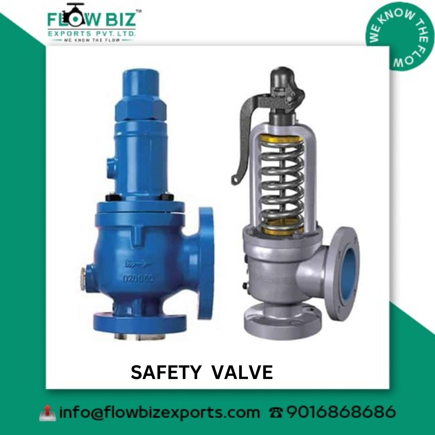 best safety valve manufacturer Ahmedabad - Flowbiz