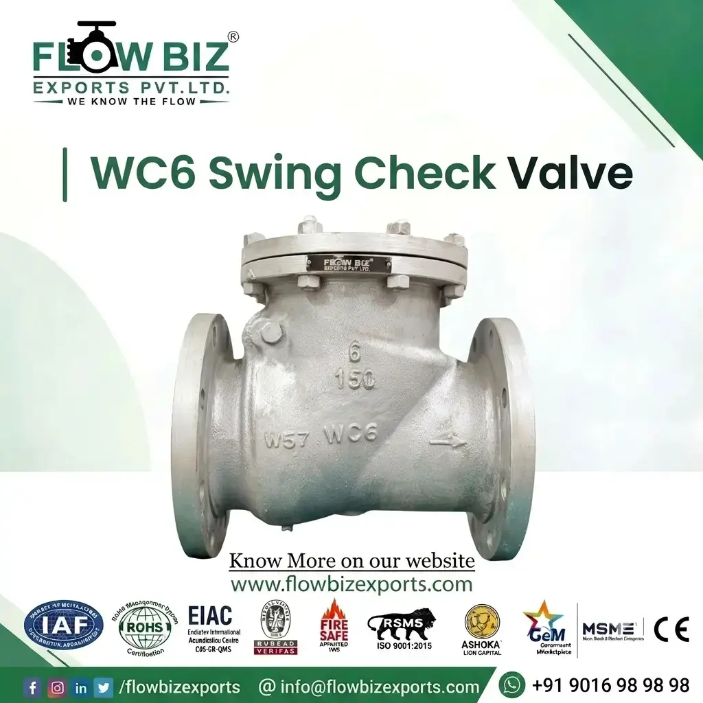 WC6 Swing Check Valve