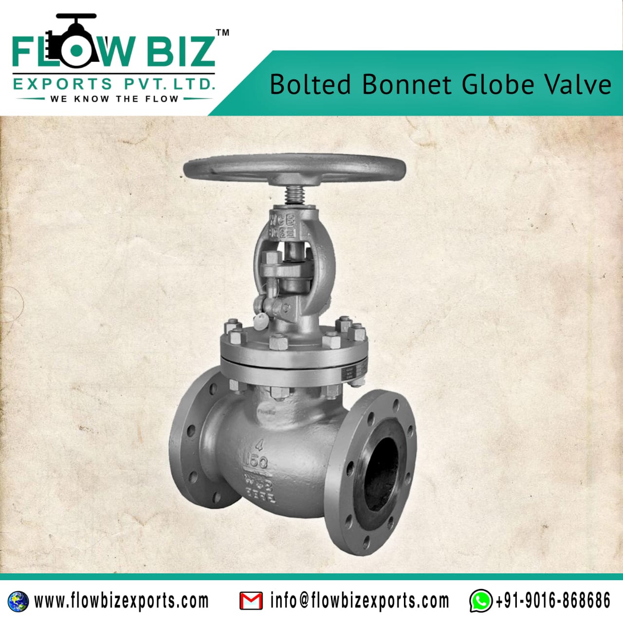 globe valve manufacturer mumbai - Flowbiz