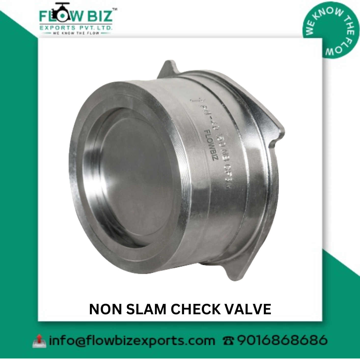 non slam check valve manufacturer pune - Flowbiz