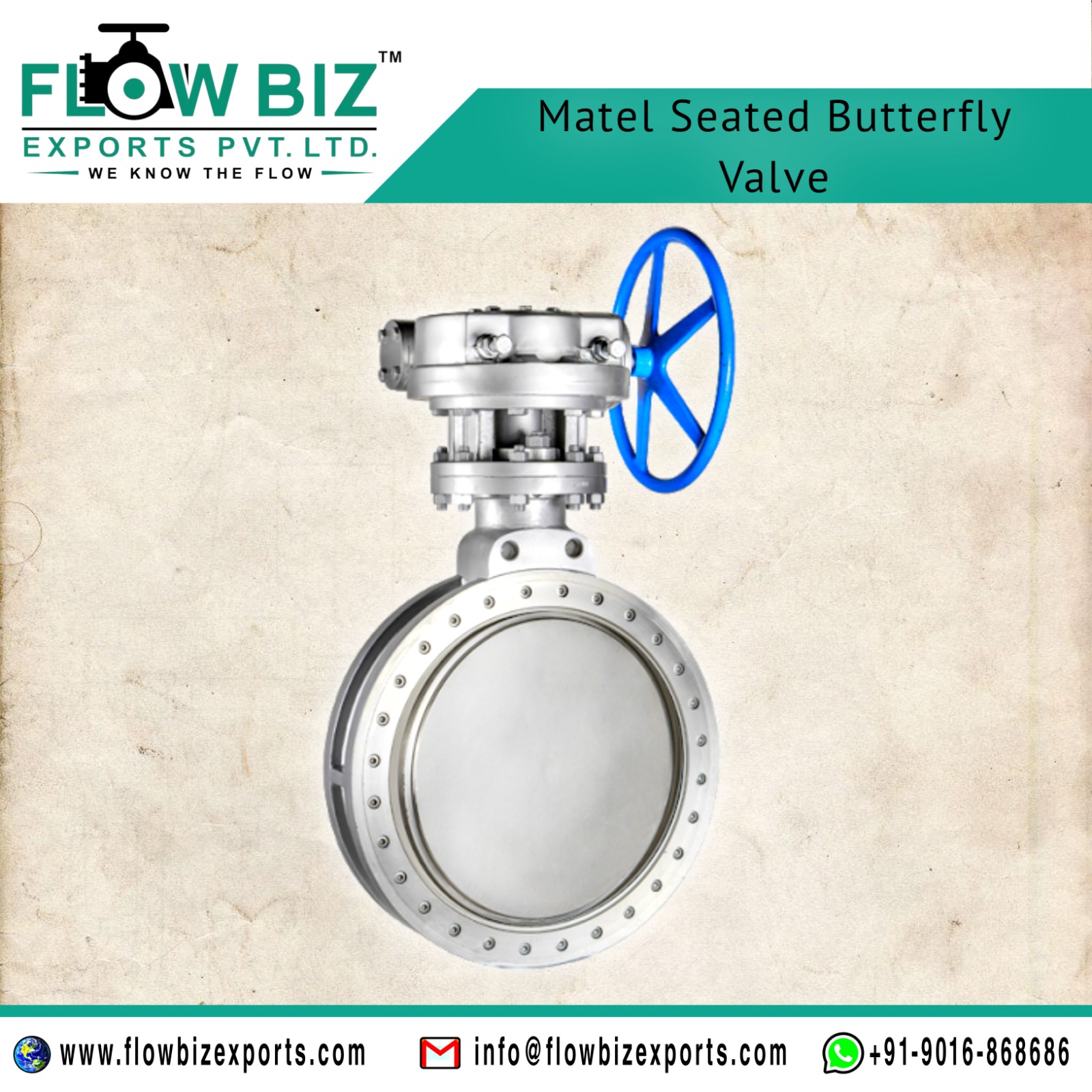 Spherical Disc Butterfly Valve Manufacturer in Mumbai