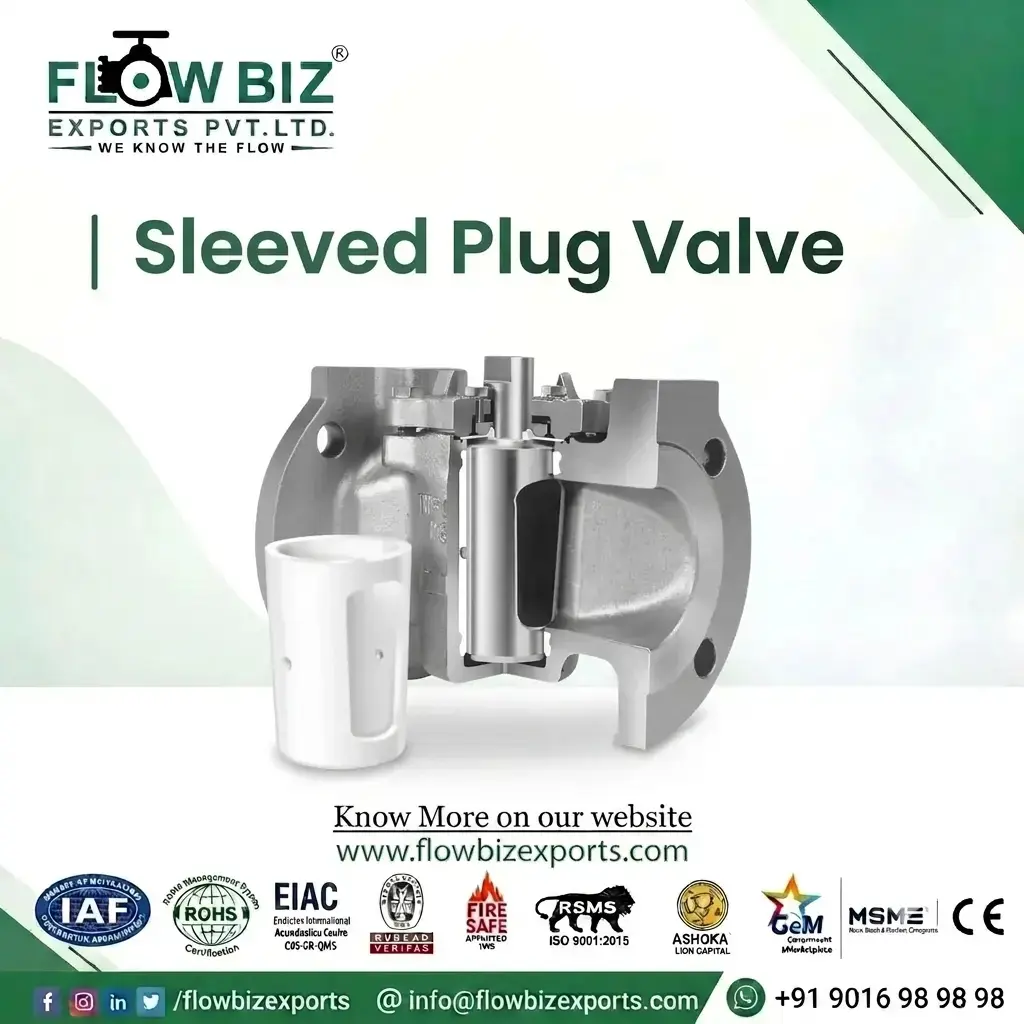sleeved plug valve manufacturer pune - Flowbiz