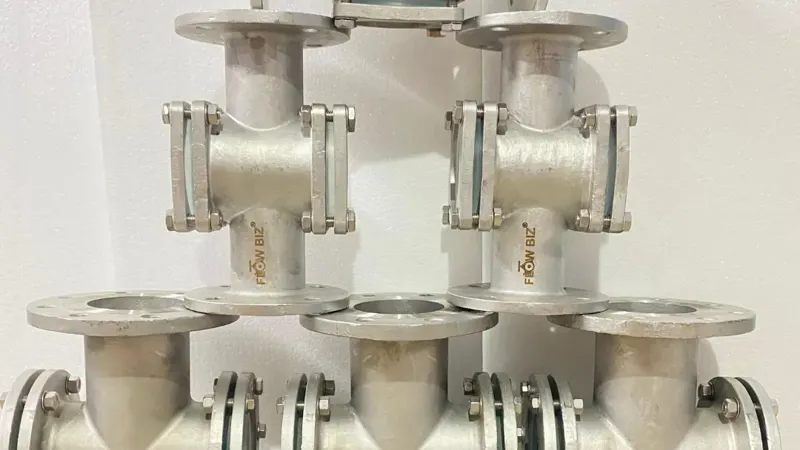 Industrial pipeline sight glass