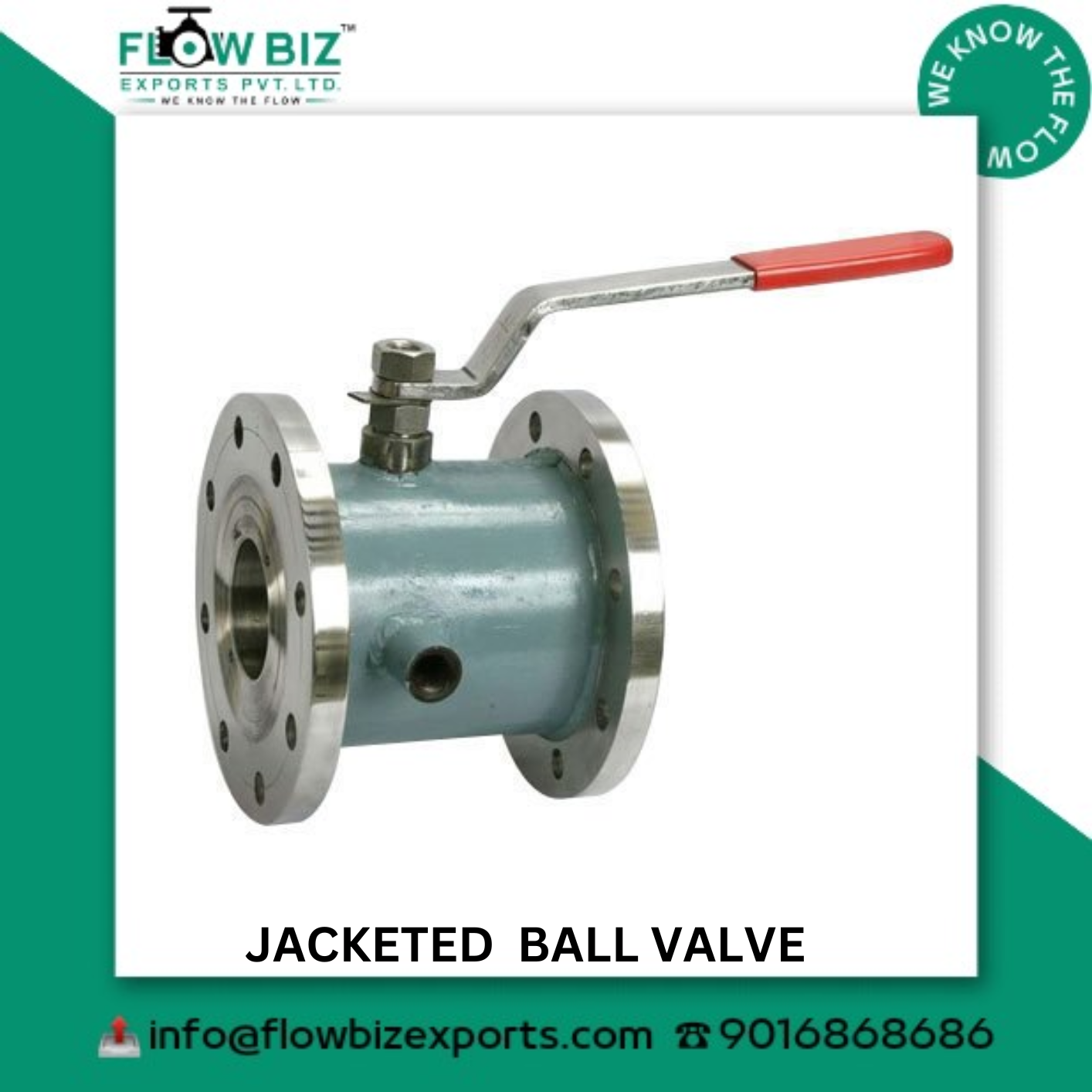 best jacketed ball valve manufacturer ahmedabad - Flowbiz