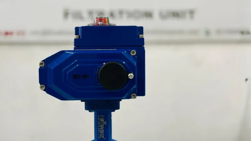 Electric Actuator Butterfly Valve 24V AC