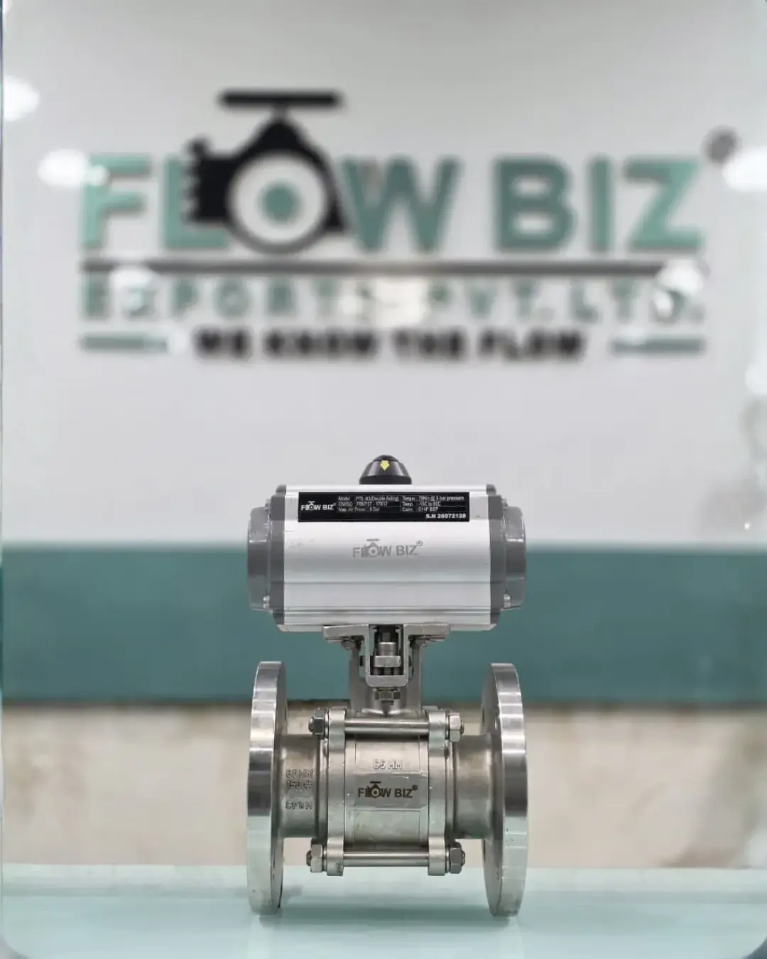 On-Off Pneumatic Actuated Ball Valve