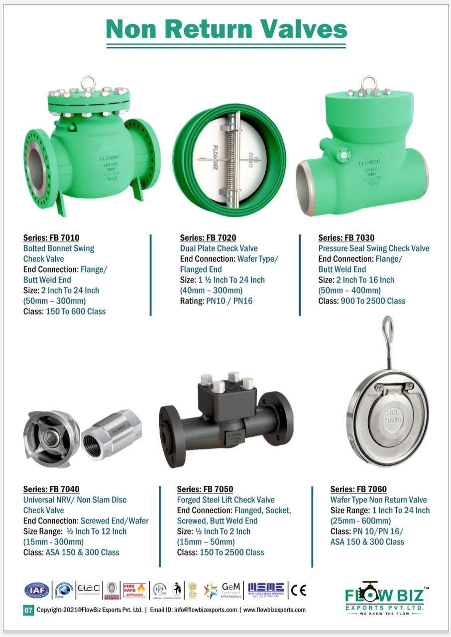 Check Valve Manufacturer in Ahmedabad