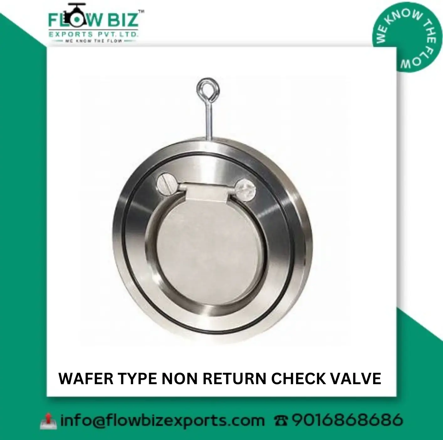 Wafer Type Non-Return Check Valve Manufacturer in Nashik