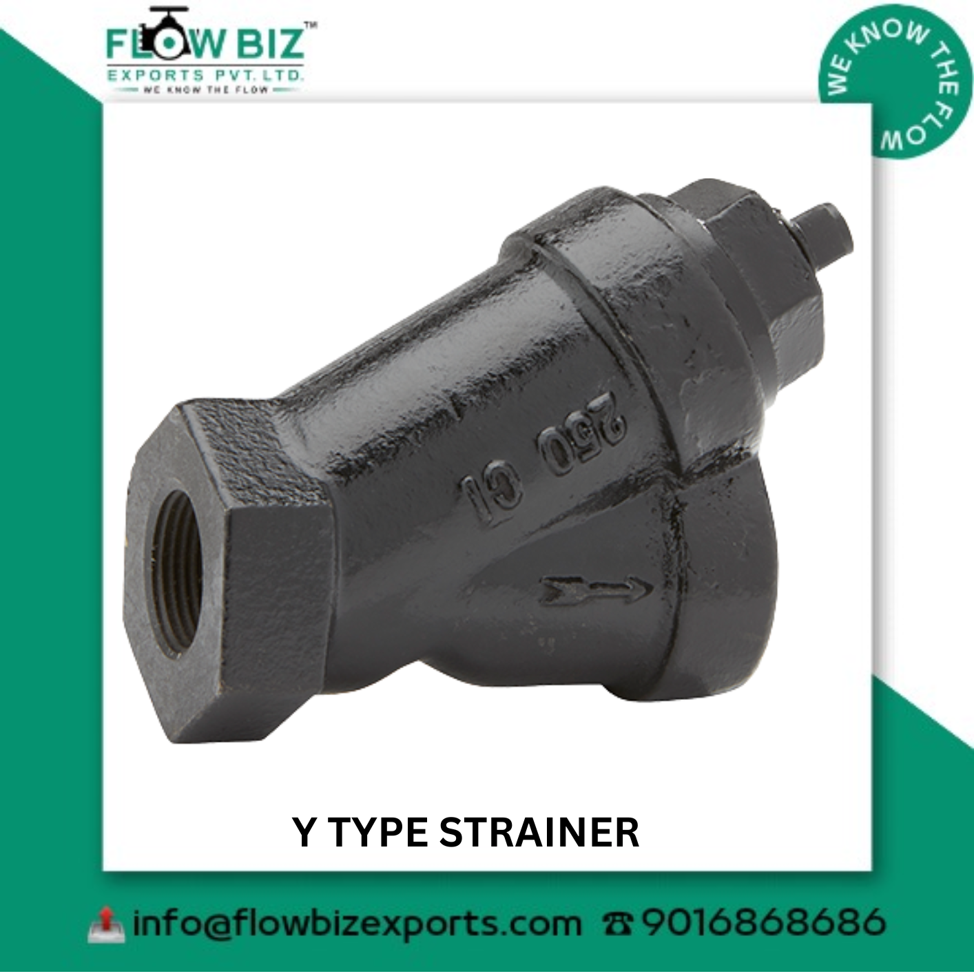 y - type strainer manufacturer nashik - Flowbiz