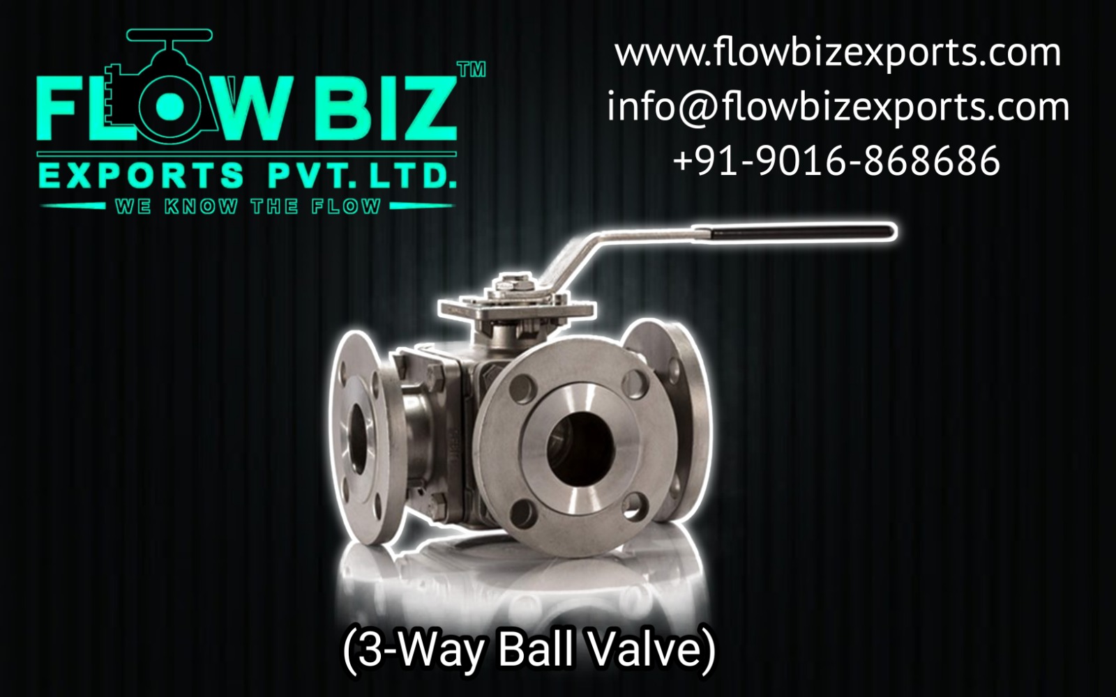 3 way valve, 3 way ball valve manufacturer mumbai - Flowbiz