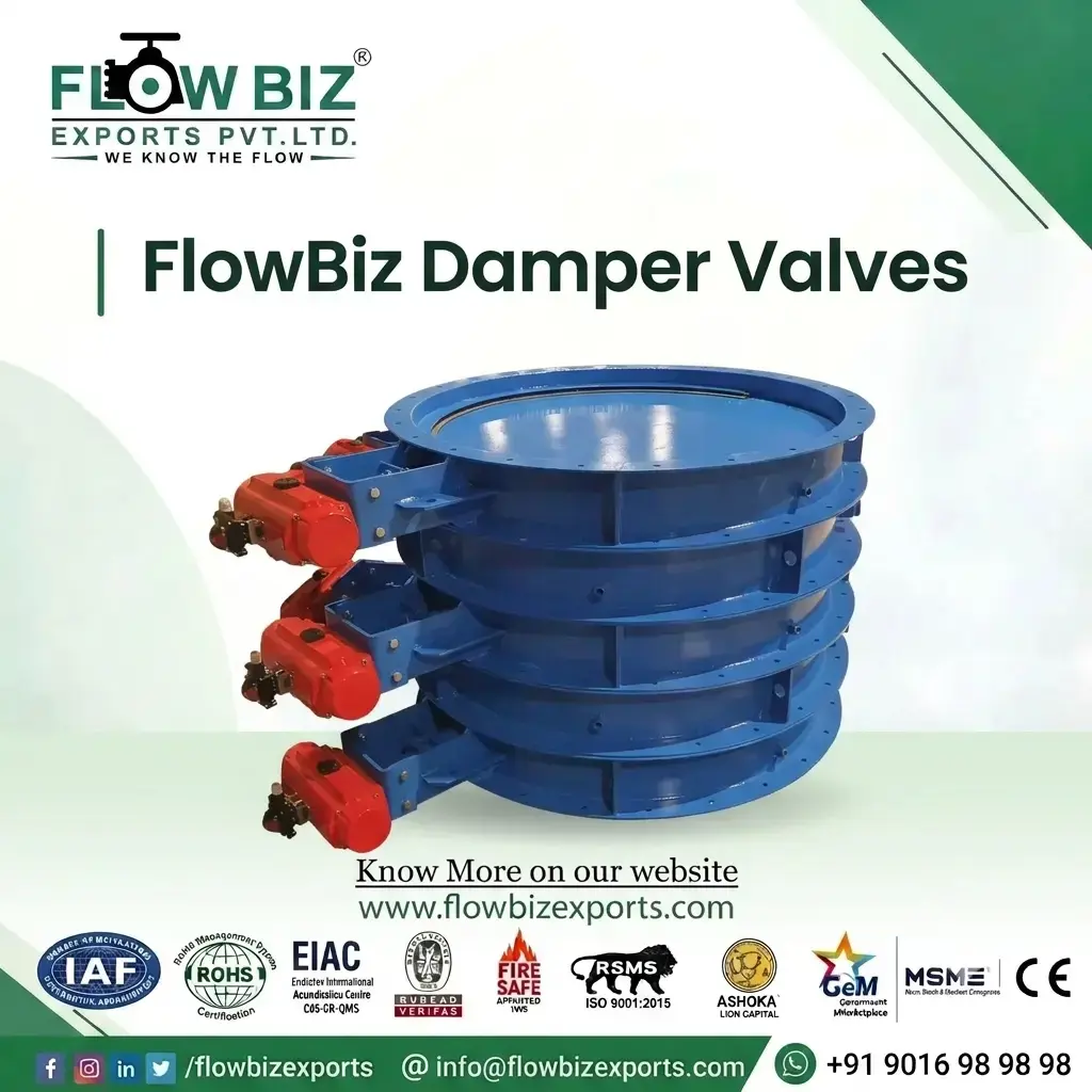 a durable and reliable damper valve manufacturer india - Flowbiz