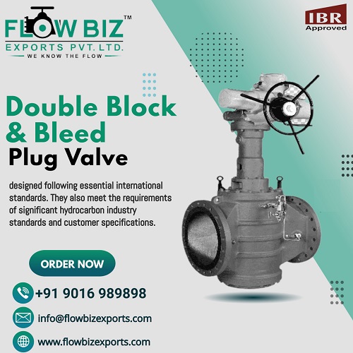 Double Block & Bleed  Plug Valve