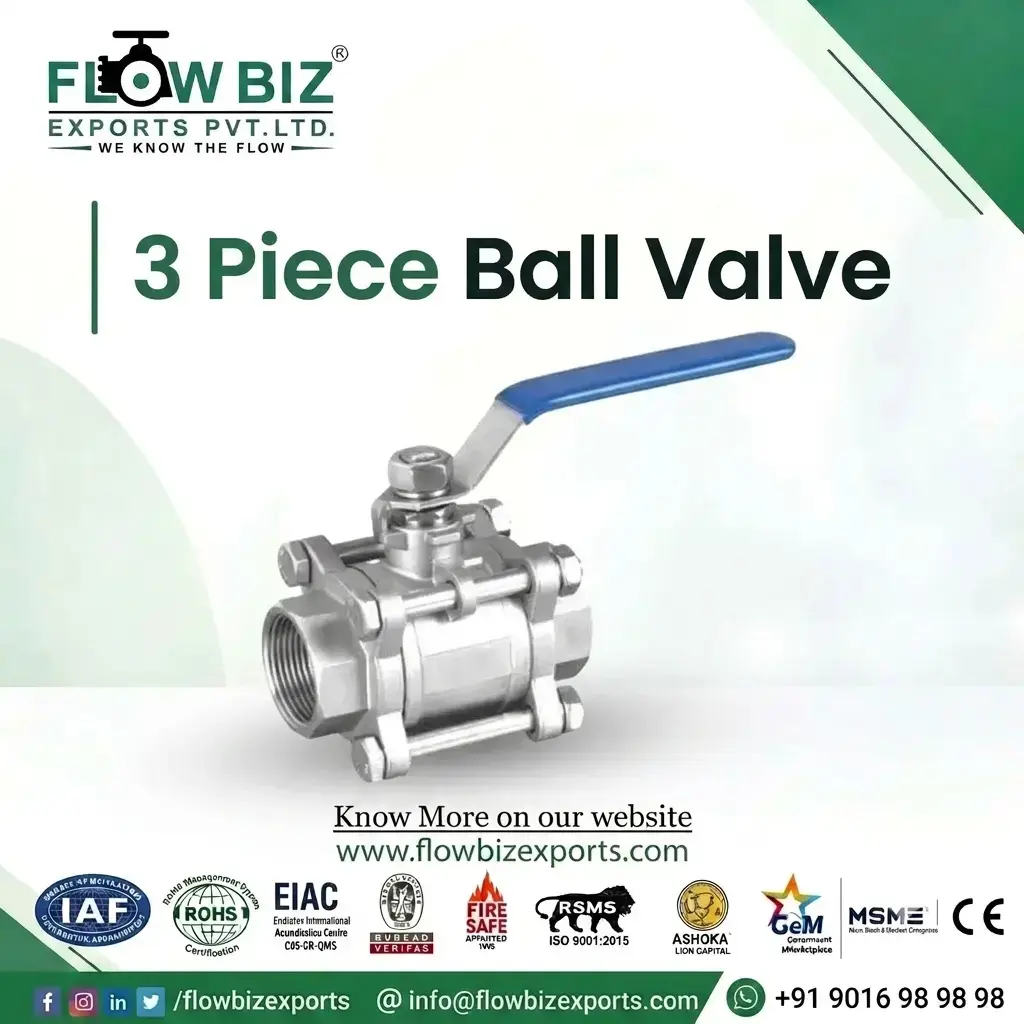 3 Piece Ball Valve 