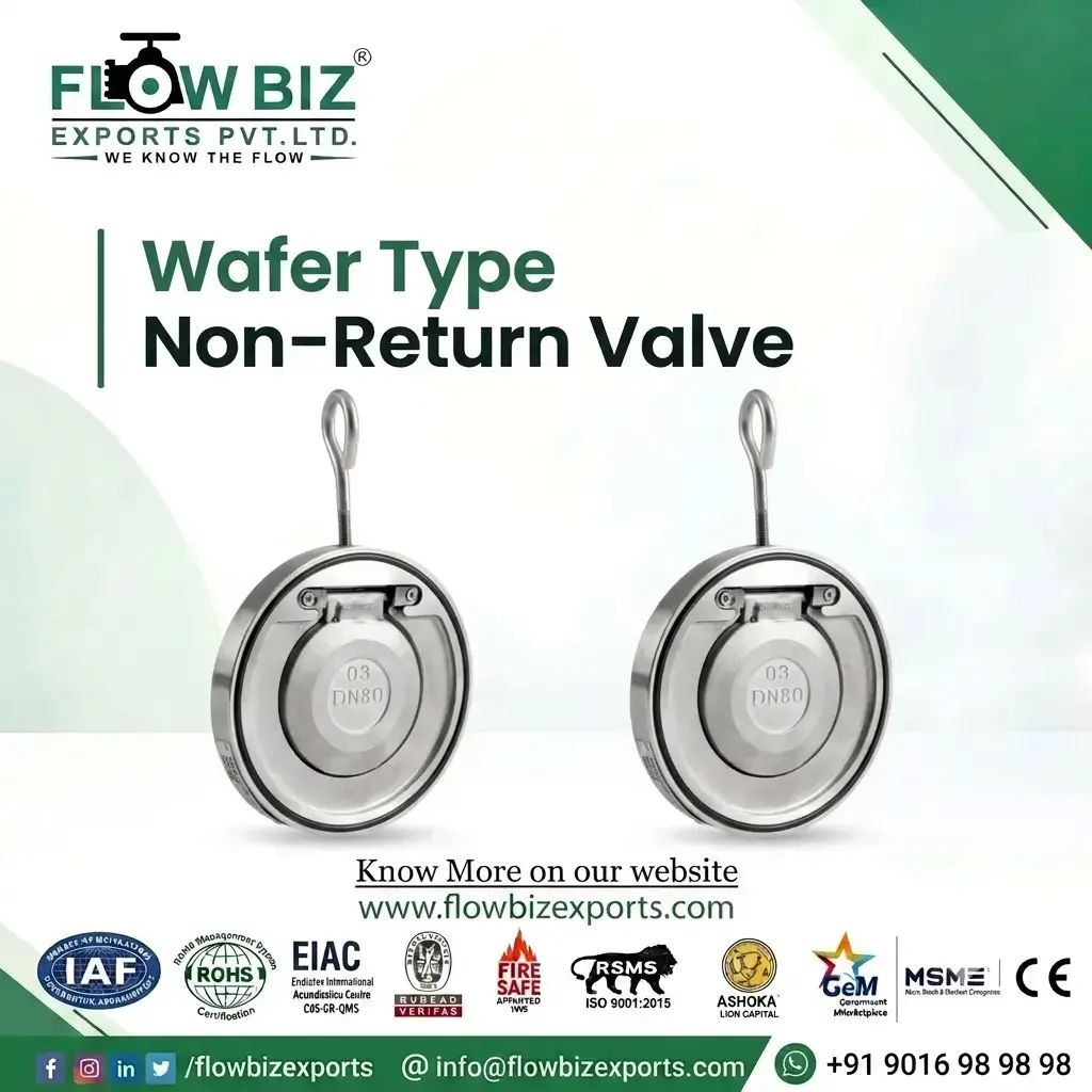 Wafer Type Non-Return Check Valve Manufacturer in Nashik