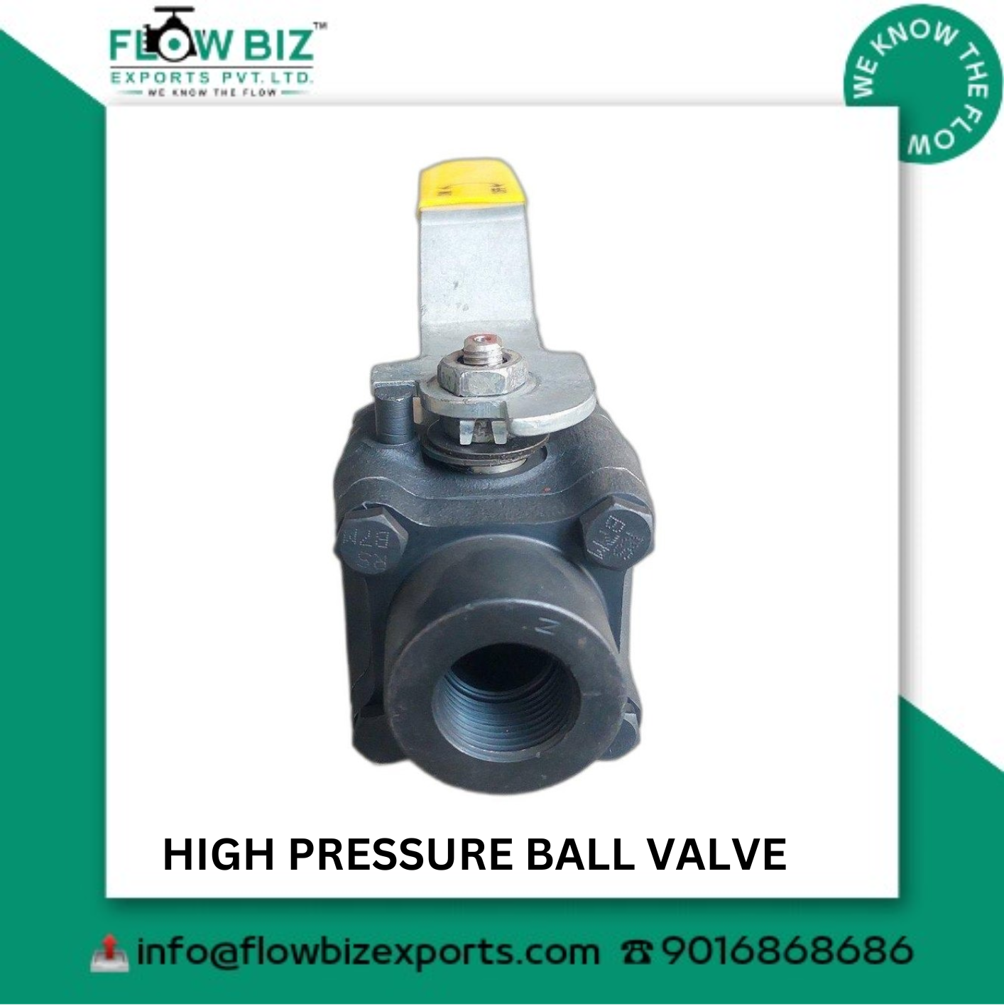 High Pressure Ball Valve Manufacturer in Nashik