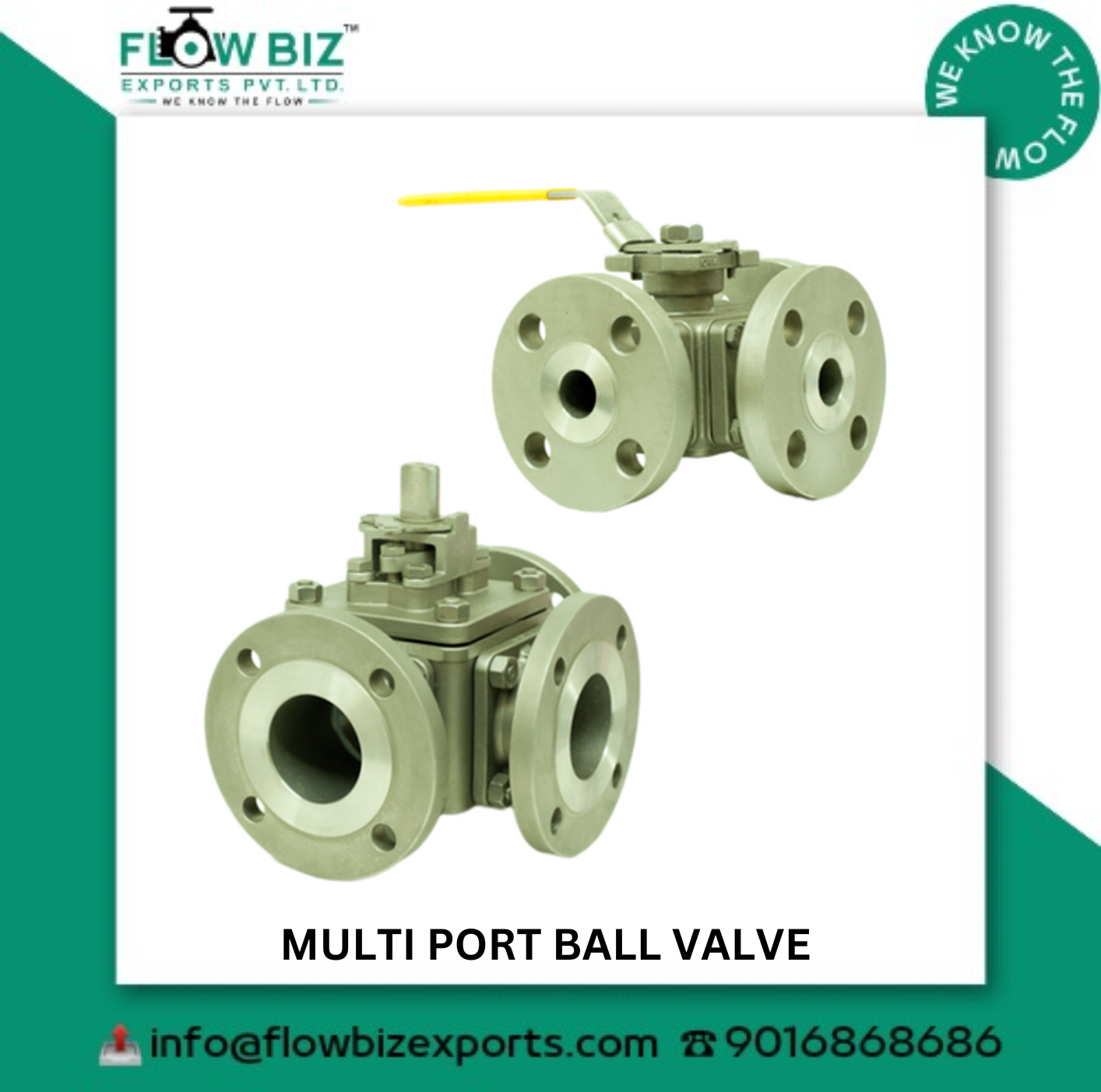 multi-port ball valve manufacturer ahmedabad - Flowbiz