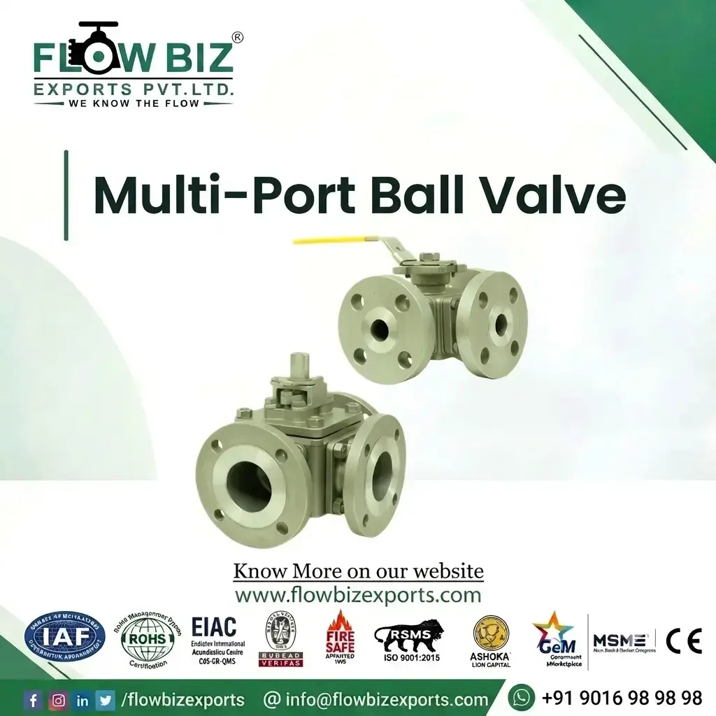 multi-port ball valve manufacturer ahmedabad - Flowbiz
