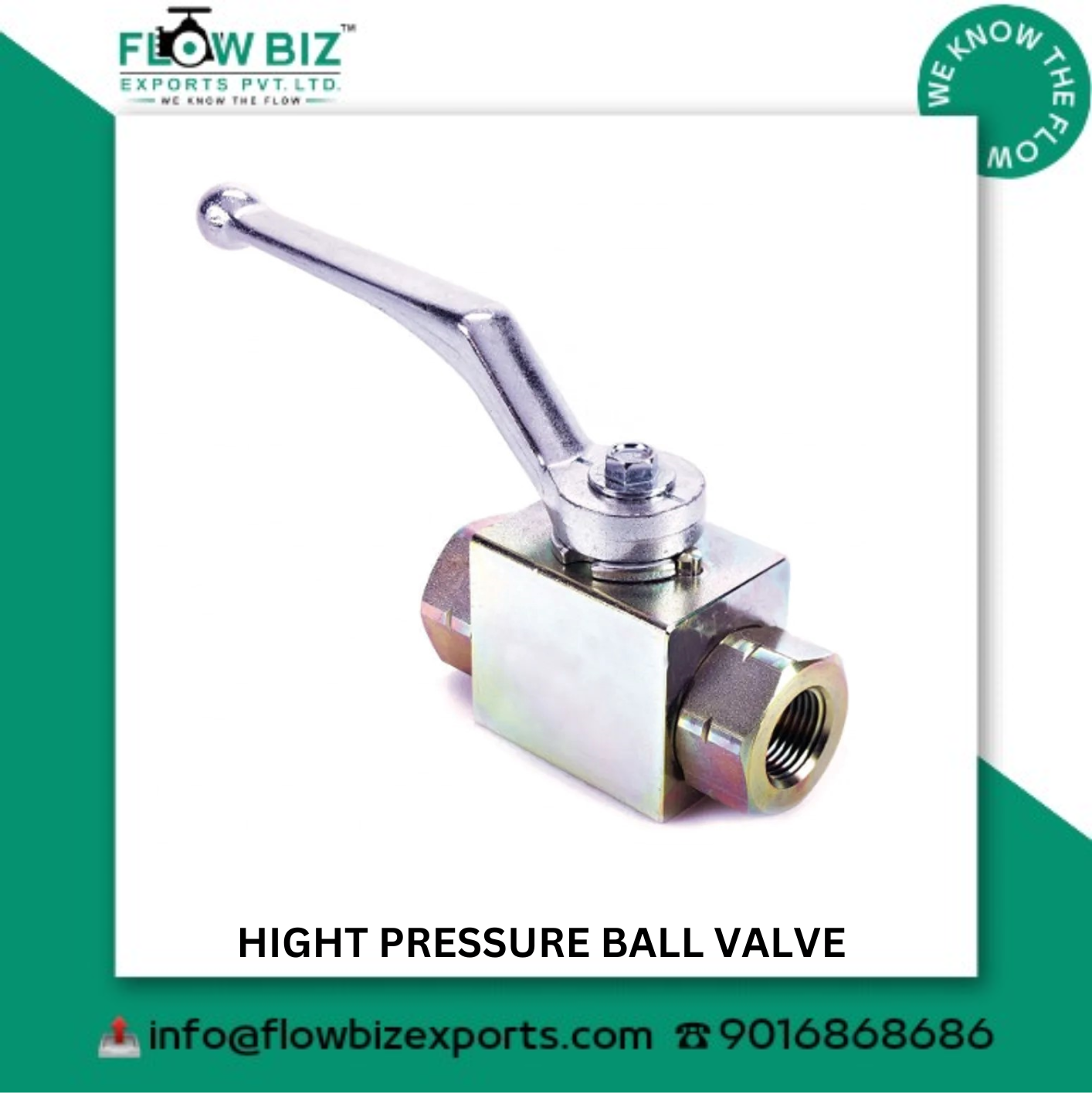 high pressure ball valve manufacturer ahmedabad - Flowbiz