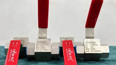 6000 PSI High Pressure Square Body Ball Valve