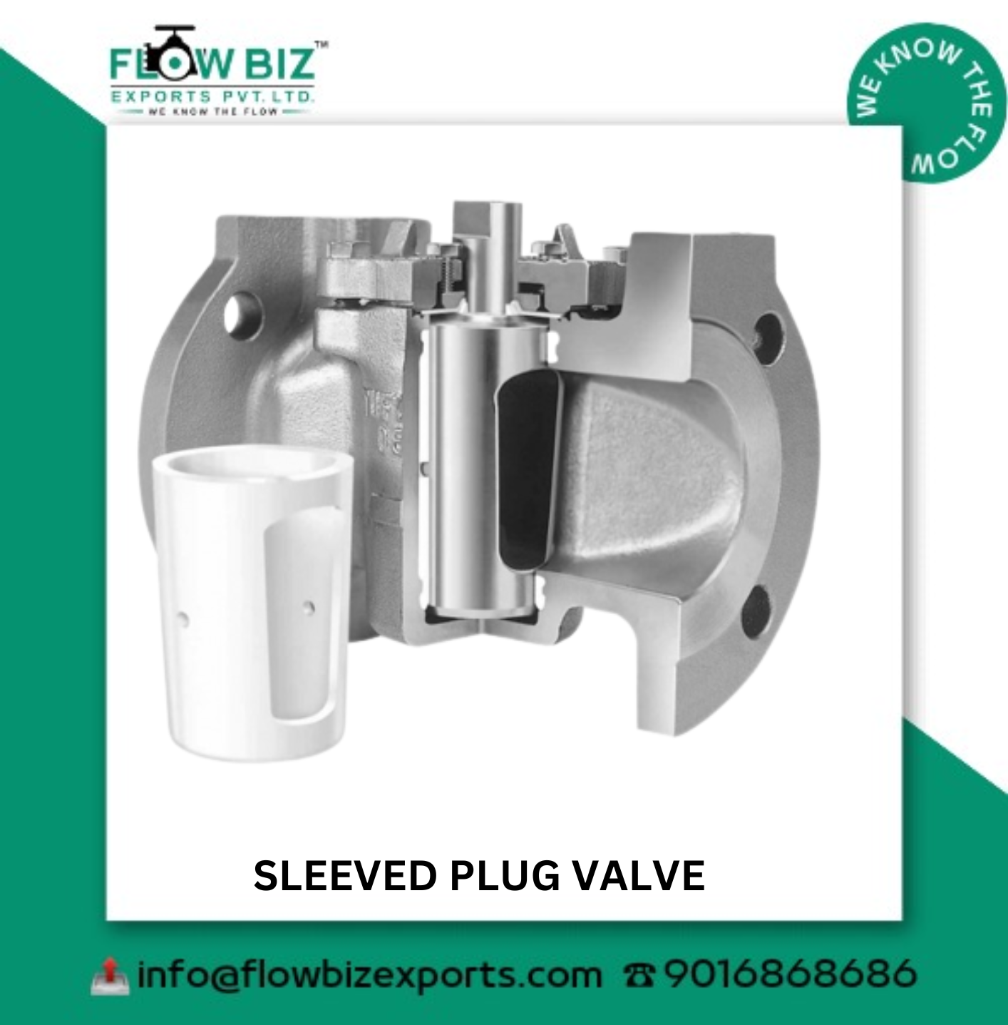 sleeved plug valve manufacturer pune - Flowbiz