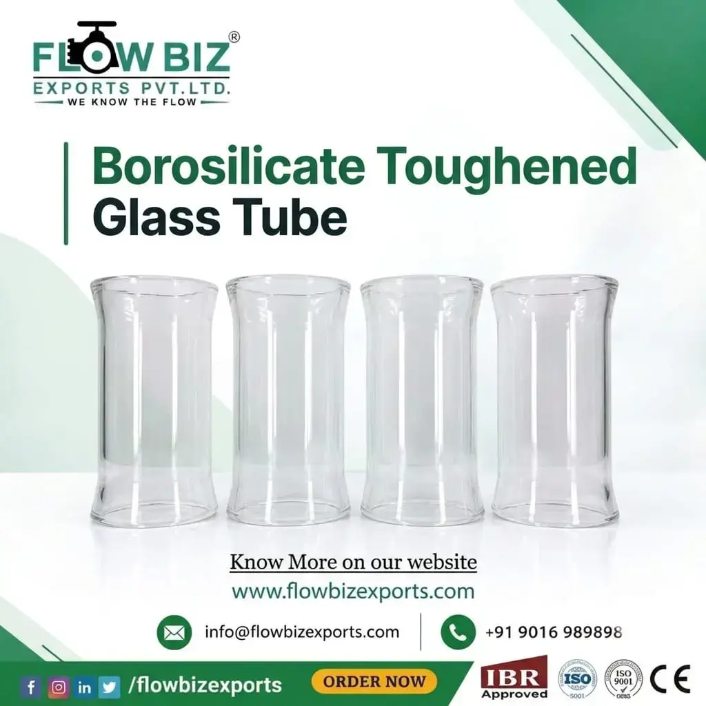 Industrial Borosilicate Toughened Glass Tube Manufacturer India