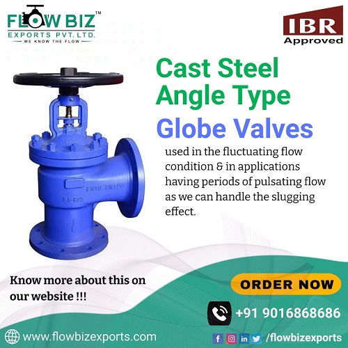 angle type globe valve manufacturer india - Flowbiz