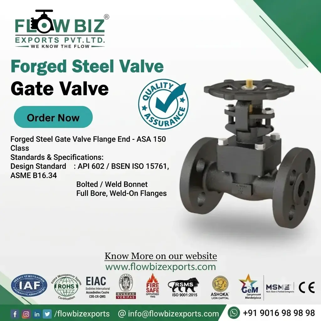 best quality forged steel gate valve manufacturer india - Flowbiz