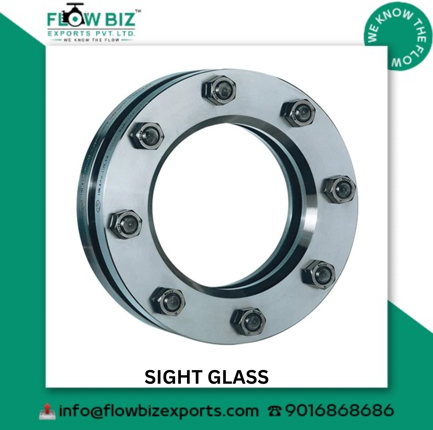 premium-quality sight glass manufacturer ahmedabad - Flowbiz 