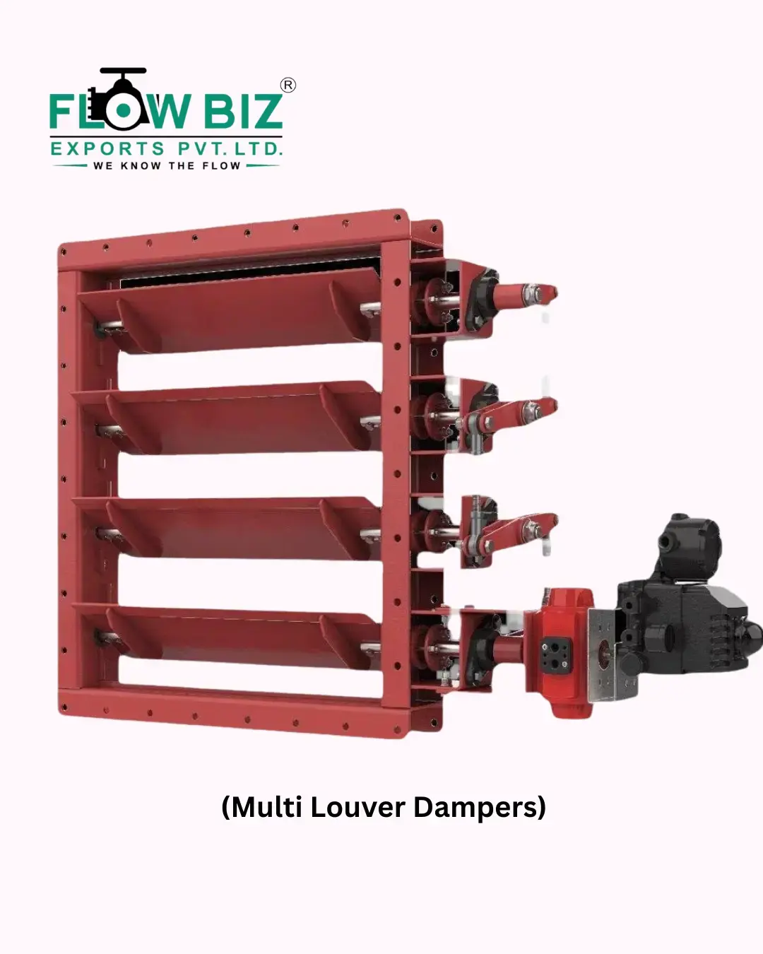 Multi-Louver Damper Valve